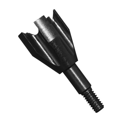 200 Grain Small Game Broadheads 6 Pack - High Carbon Steel Arrow Tips for Hunting