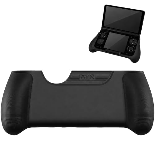 Ayn Thor Handheld Gaming Console Grip Case Black - Ergonomic TPU Cover with Thick Handles