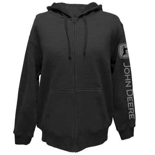 John Deere Jd Full Zip Fleece Sweatshirt