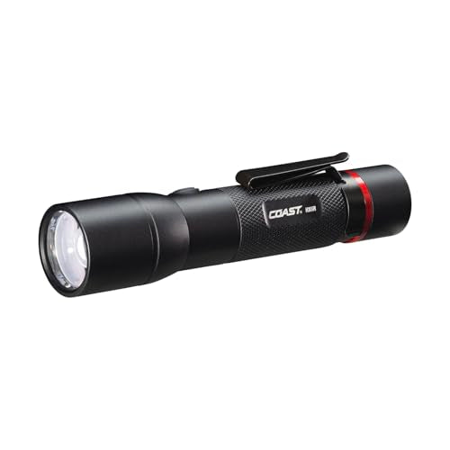 Rechargeable LED Flashlight 800 Lumens with Focus Slide & Water-Resistant IP54