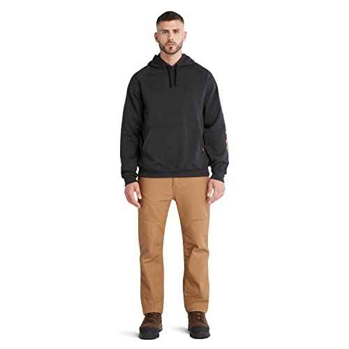 Timberland PRO Men's Hood Honcho Sport Pullover Hooded Sweatshirt, Black, Large