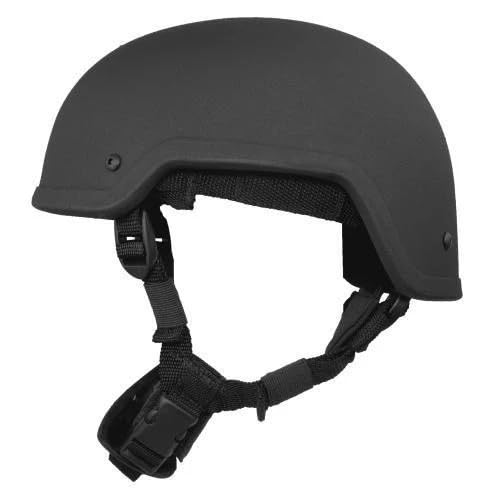 NIJ Level IIIA Tactical Helmet (Black, Medium)