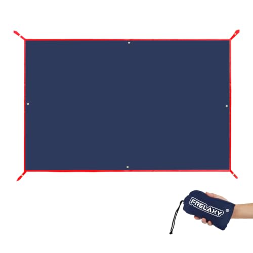 Frelaxy Tent Footprint - Dark Blue, 1 Person, Waterproof Camping Tarp 33" x 80"