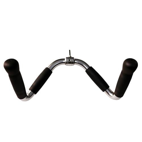 qibylift Lat Pull Down Barbell Attachment - M Variation for Cable Machines