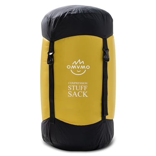XXL Water-Resistant Compression Sack 53L Yellow Ultra Light Camping Gear