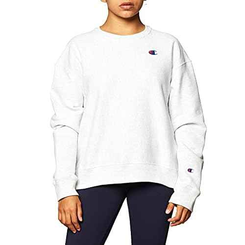 Champion Women's Crewneck Sweatshirt, Reverse Weave Pullover Sweatshirt for Women