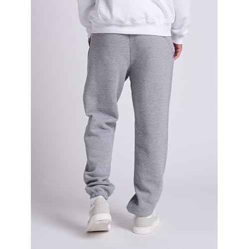 Russell Athletic Men's Dri Power Fleece Elastic Bottom Sweatpants, Relaxed Fit, Moisture Wicking, with or Without Pockets