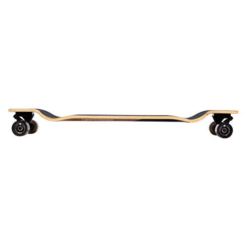 Retrospec Tidal Drop Down Longboard - 41" Extra Wide Stable Deck, 9-Ply Canadian Maple, ABEC-9 Bearings, 85A PU Wheels, Reverse Kingpin Trucks for Cruising & Downhill