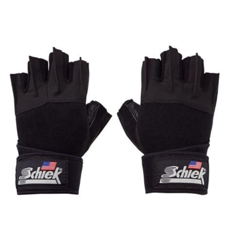 Large Platinum Lifting Gloves with Grip & Wrist Support for Gym Workouts