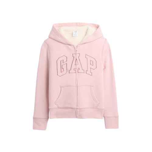 GAP Girls' Logo Sherpa Heritage Full Zip