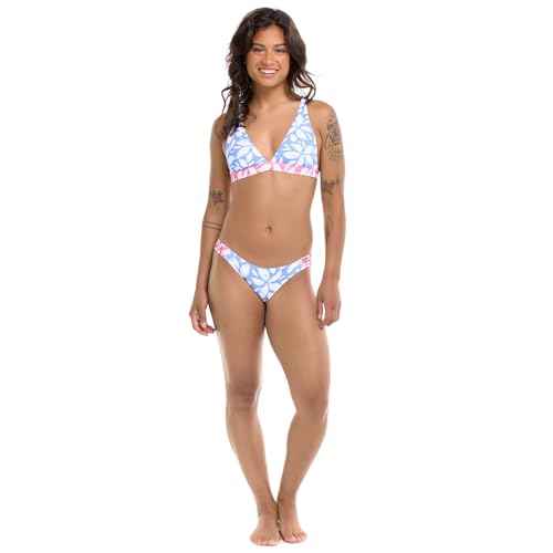 Body Glove Women's Standard Freya Fixed Triangle Halter Bikini Top Swimsuit with 2-Way Back