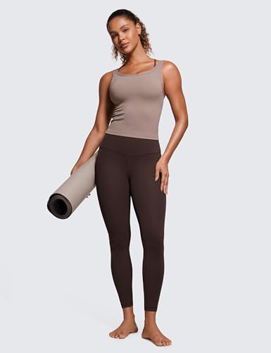 CRZ YOGA Butterluxe Leggings 25 Inches - Medium / Hot Fudge Brown