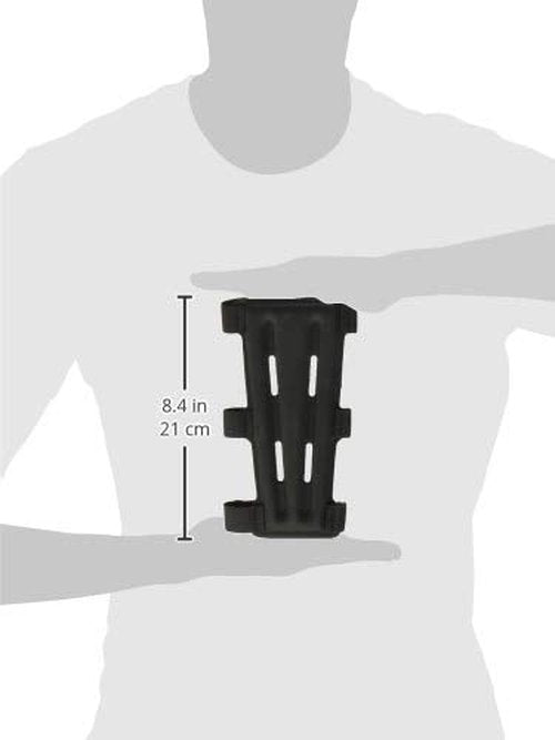 SAS 8" Armguard Archery Bow Range with 3-Strap Buckles (Black)