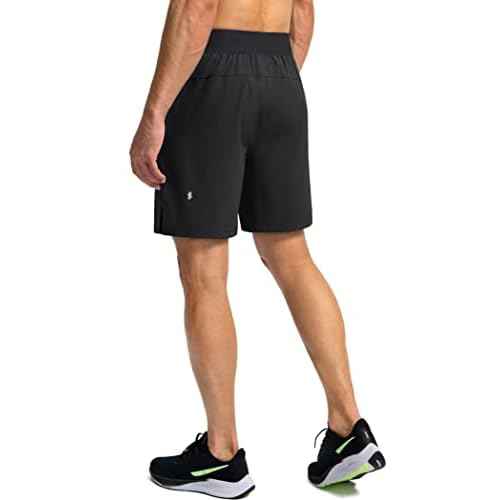 Men's Running Shorts with Zipper Pockets 9 Inch/ 7 Inch / 5 Inch Lightweight Quick Dry Gym Workout Athletic Shorts for Men