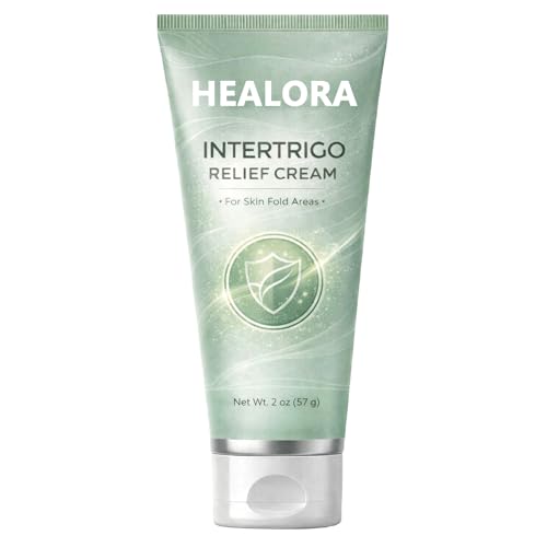 HEALORA Intertrigo Cream 2 oz Non-Steroid Moisture Control for Sensitive Skin