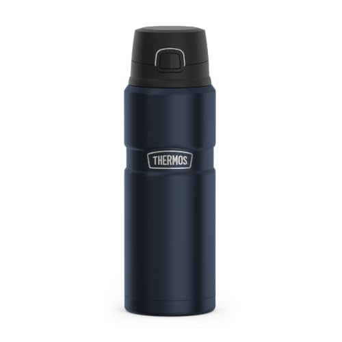 Thermos Stainless King Vacuum-Insulated Drink Bottle 24oz Midnight Blue