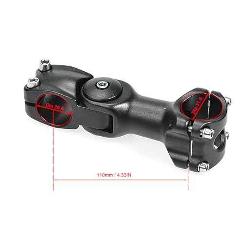 COTOUXKER Bike Stem Riser, Bicycle Handlebar Risers Extender for 28.6mm Fork Stem Increase Height