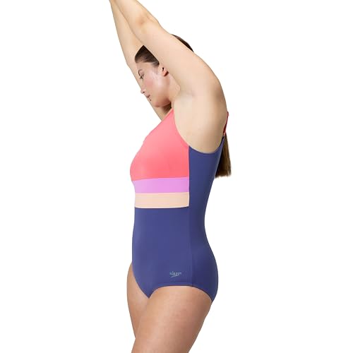 Speedo Women's Swimsuit One Piece Sweetheart Moderate Cut