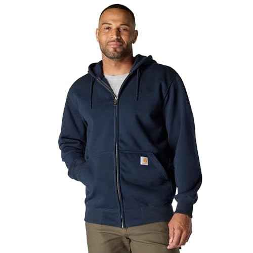 Carhartt Men's Tall Rain Defender Paxton Heavyweight Hooded Zip Front Sweatshirt