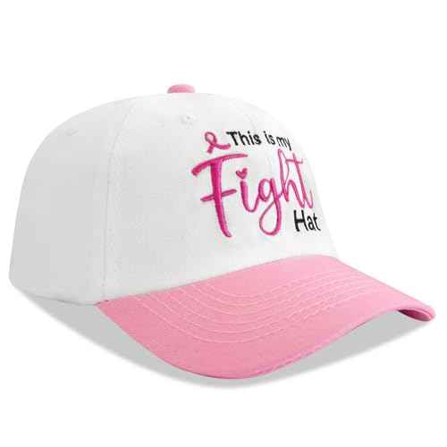 Ghazni Breast Cancer Gifts for Woman - Breast Cancer Awareness Accessories, Adjustable Hat Headwear for Women