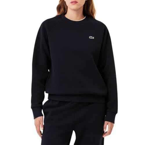Lacoste Women's Regular Fit Double Face Piqu? Crew Neck Sweatshirt