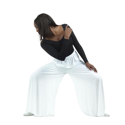 Women's Celebration of Spirit Palazzo Pants Small White - Dance Performance Wear