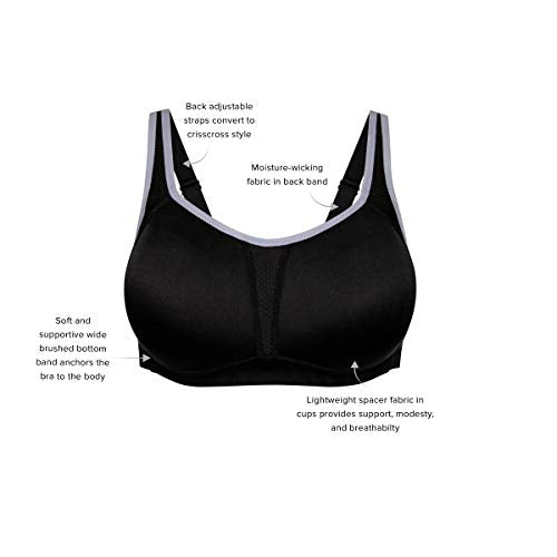 Wacoal Womens Sport Convertible Wire Free Bra