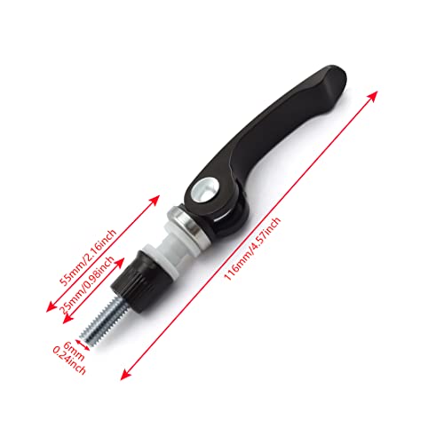 Bike Seat Post Clamp Quick Release Pin M6x55mm Small