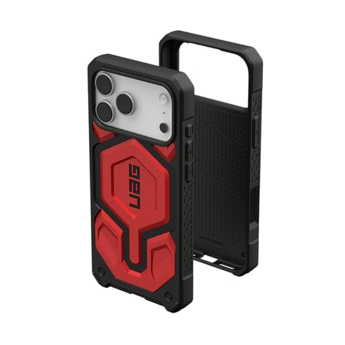 URBAN ARMOR GEAR UAG Designed for iPhone 17 Pro Max Case Monarch Pro - Compatible with MagSafe Military Grade Protective Cover, Crimson