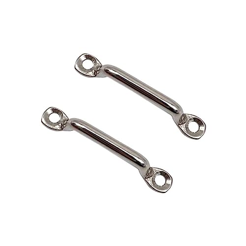 Stainless Steel Deck Loop Pad Eye for Boat Kayak Tie-Downs 10 Pack