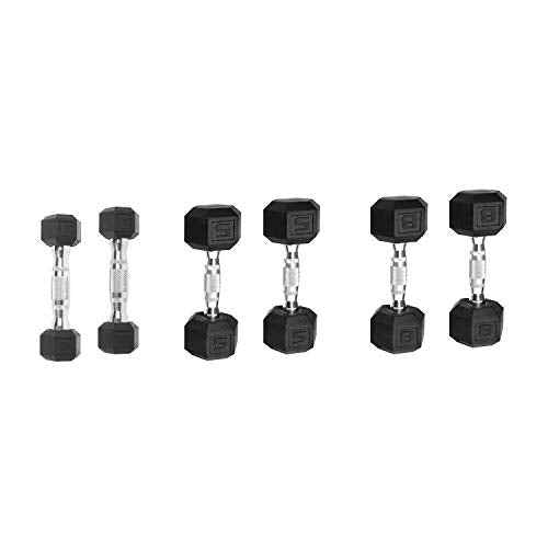 CAP Barbell Coated Hex Dumbbell Set