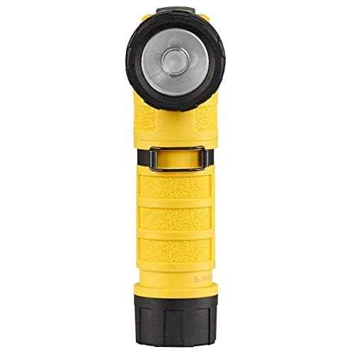 Streamlight 88836 PolyTac 90X USB 500-Lumen Multi-Fuel Rechargeable Right-Angle Flashlight, SL-B26 Battery Pack & USB Cord, Box, Yellow