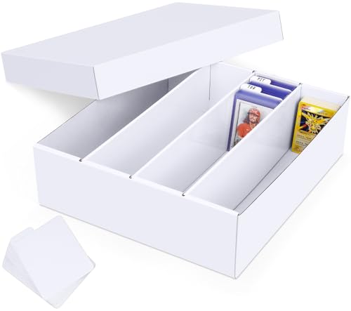 Leyzan 1-Pack Trading Card Storage Box for MTG Sports Cards - Large Capacity