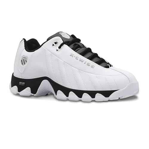 K-Swiss Men's ST329 CMF Sneaker, Wide Tennis Dad Walking Shoes Leather Upper
