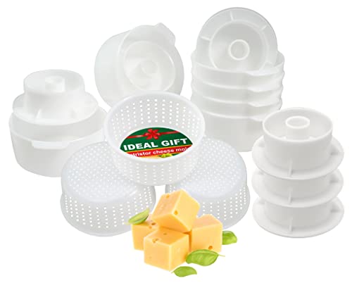Cheese Making Kit with 9 Molds for Soft and Hard Cheese - Beginners Set