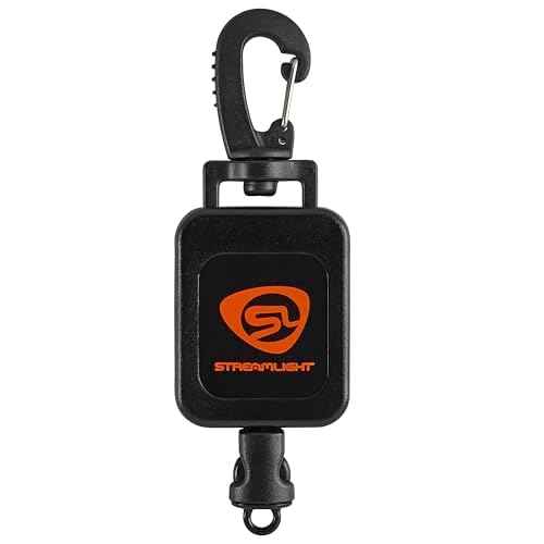 Streamlight 88832 PolyTac 90 LED Flashlight with Gear Keeper, Orange - 170 Lumens
