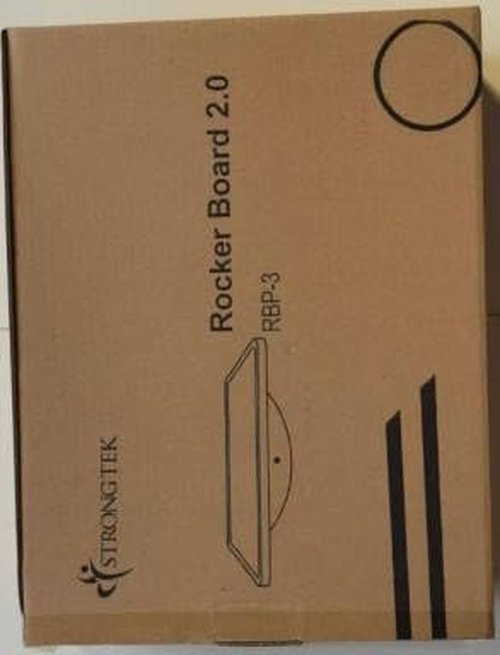 StrongTek Professional Wooden Balance Board with Crossed Hardwood Base, Advanced Rocker Board for Core Strength, Stability Training, Difficult Balancing Board, Support 360° Rotation