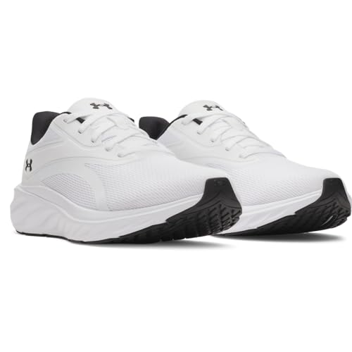 Under Armour Men's Ascend Running Shoes - White/White/Black 10.5