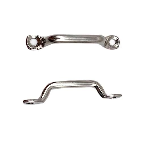 Stainless Steel Deck Loop Pad Eye for Boat Kayak Tie-Downs 10 Pack