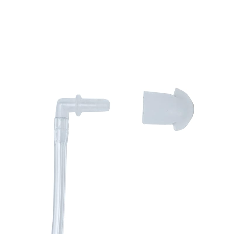 Replacement Mushroom EarTips 100-Pack for Radio Earpieces, Silicone Earbud Tips