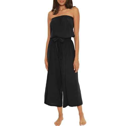 BECCA Ponza Jumpsuit, Crinkled, Beach Cover Ups for Women