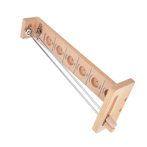 Wooden Shoot the Moon Game for Kids and Adults - Traditional Chinese Puzzle Toy