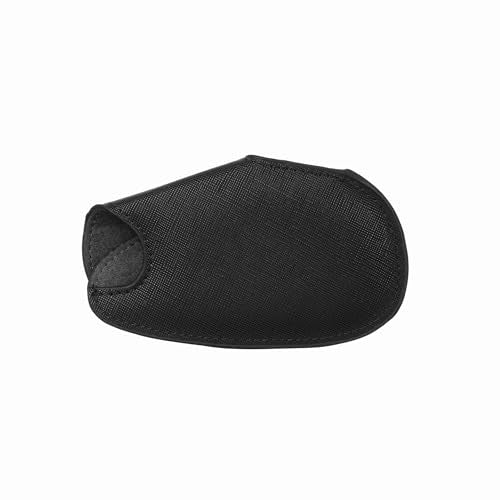 Magnetic Golf Iron Cover 1pc Saffiano Leather Black for Right Hand