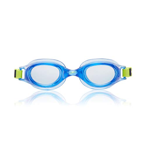 Speedo Unisex-child Swim Goggles Hydrospex Ages 6-14, Speedo Blue/Clear