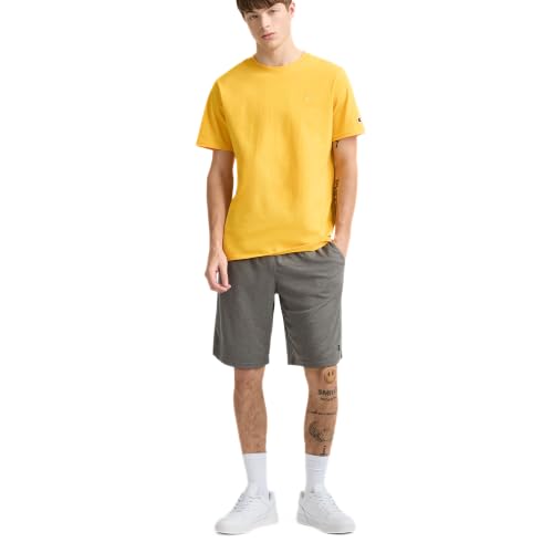 Champion Men's Sport Shorts - Medium / Granite Heather, 7-Inch Inseam, Lightweight Moisture-Wicking Fabric