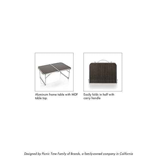 PICNIC TIME NCAA Concert Portable, Small Folding, Mini Picnic Table