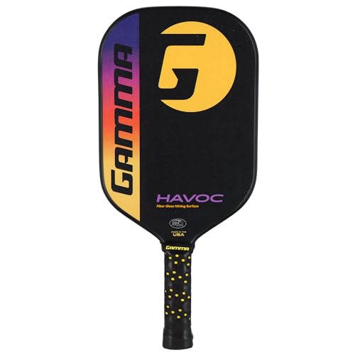 GAMMA Made in The USA Pickleball Paddles, NeuCore & Sensa Polycore Technology, Textured Graphite, Honeycomb Grip, USAPA Approved, Additional Power & Control - Multiple Colors and Shapes