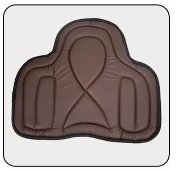 Brown 50x40cm Western Saddle Tush Cushion Pad, Shock Absorbing Saddle Pad