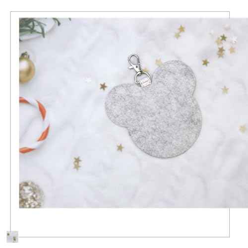 Portable Pin Display Keychain Mouse Ear Pin Trading Display for Bags Backpack Park Collection Trading Pin