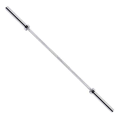 Fitvids Olympic 2-Inch Barbell Bar for Weightlifting and Powerlifting, 700 Pound Capacity, 2 Inch Diameter, Multiple Sizes